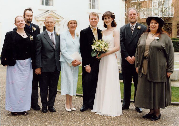 Pretty much all of us, at Steve's wedding